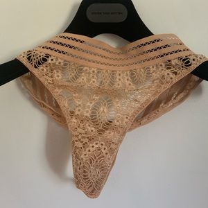 Boutique Cream Thong